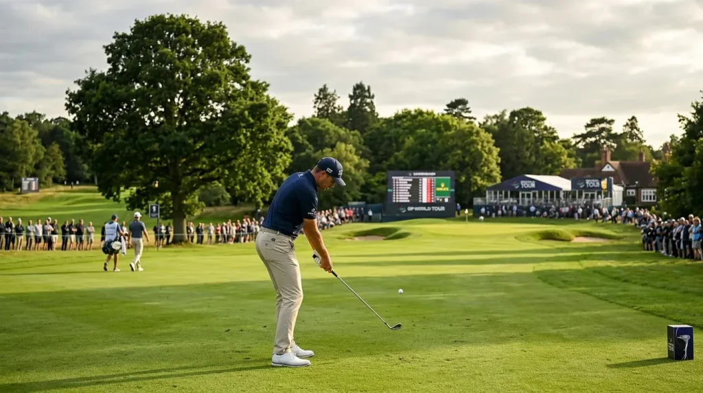 DP World Tour European golf event with players competing on a classic parkland course