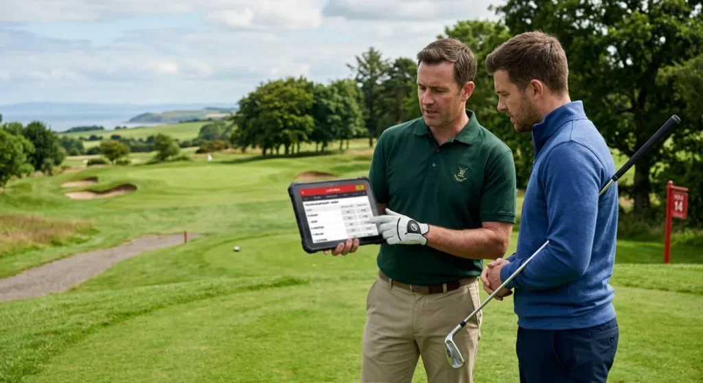 Golf betting odds display showing fractional and decimal formats on a UK bookmaker platform