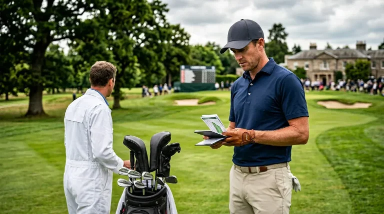 Golf betting analyst building weekly prediction model using statistical data and course research