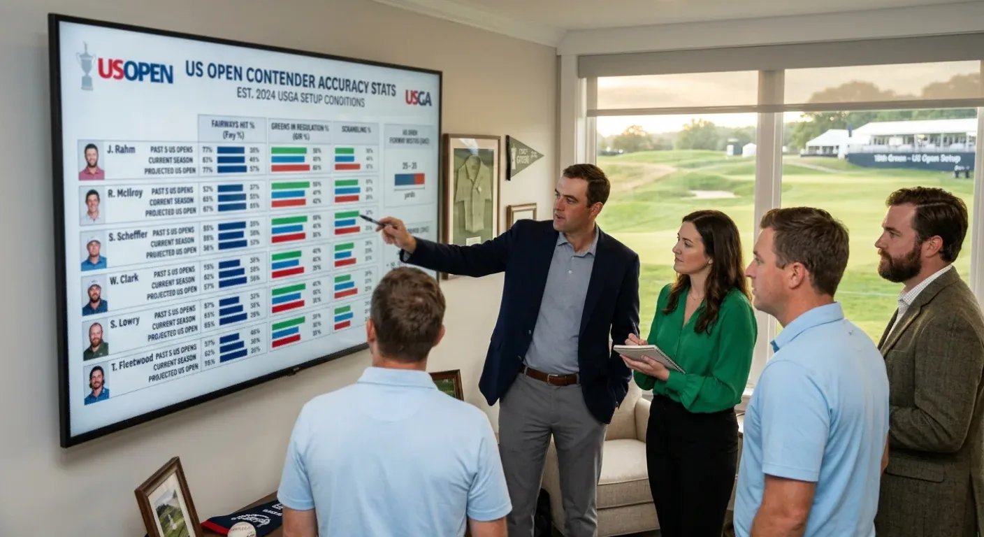 Fairway accuracy and greens in regulation statistics for US Open historical contenders